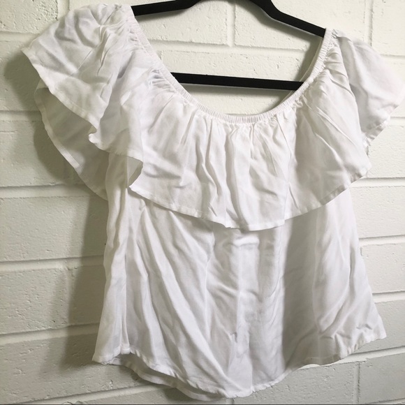 🌞 White Off the Shoulder Top Small - Picture 3 of 7